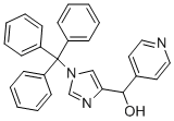 PYRIDIN-4-YL(1-TRITYL-1H-IMIDAZOL-4-YL)METHANOL Struktur