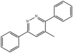 4-METHYL-3,6-DIPHENYLPYRIDAZINE Struktur