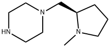 Piperazine, 1-[[(2R)-1-methyl-2-pyrrolidinyl]methyl]- (9CI) Struktur