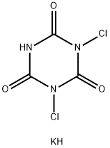 troclosene potassium  Struktur