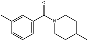 4-Methyl-1-(3-Methylbenzoyl)piperidine, 97% Struktur