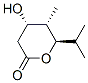 2H-Pyran-2-one,tetrahydro-4-hydroxy-5-methyl-6-(1-methylethyl)-,(4S,5S,6R)-(9CI) Struktur