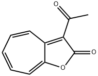 3-ACETYL CYCLOHEPTA[B]FURAN-2-ONE Struktur