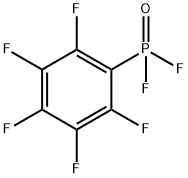 Phosphonic difluoride, (pentafluorophenyl)- Struktur