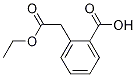 Benzeneacetic acid,2-carboxy-, ethyl ester Struktur