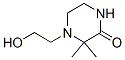 Piperazinone, 4-(2-hydroxyethyl)-3,3-dimethyl- (8CI,9CI) Struktur