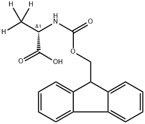 N-(9-FLUORENYLMETHOXYCARBONYL)-L-ALANIN& Struktur