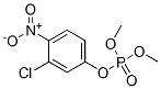 Phosphoric acid dimethyl 3-chloro-4-nitrophenyl ester Struktur