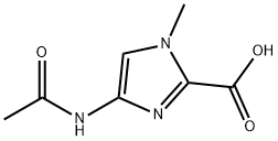 1H-Imidazole-2-carboxylic  acid,  4-(acetylamino)-1-methyl- Struktur