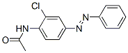 N-(2-chloro-4-phenyldiazenyl-phenyl)acetamide Struktur