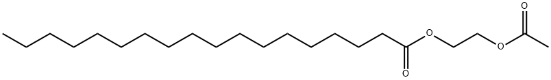 2-acetoxyethyl stearate  Struktur