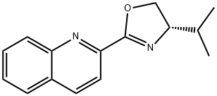 (S)-2-(4,5-Dihydro-4-isopropyl-2-oxazolyl)quinoline Struktur