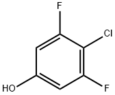 4-CHLORO-3,5-DIFLUOROPHENOL Struktur