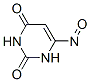 2,4(1H,3H)-Pyrimidinedione, 6-nitroso- (9CI) Struktur