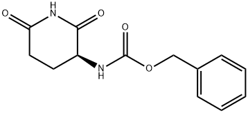 S-3-N-Cbz-amino-2,6-Dioxo-piperidine Struktur