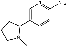 5-(1-Methyl-pyrrolidin-2-yl)-pyridin-2-ylamine Struktur