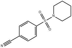 4-(piperidine-1-sulfonyl)benzonitrile Struktur