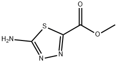 1,3,4-Thiadiazole-2-carboxylicacid,5-amino-,methylester(9CI) Struktur