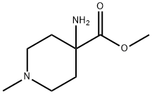 4-AMINO-1-METHYL-PIPERIDINE-4-CARBOXYLIC ACID METHYL ESTER Struktur