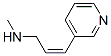 2-Propen-1-amine,N-methyl-3-(3-pyridinyl)-,(2Z)-(9CI) Struktur