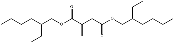 ITACONIC ACID DI(2-ETHYLHEXYL) ESTER Struktur