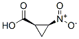 Cyclopropanecarboxylic acid, 2-nitro-, cis- (8CI) Struktur