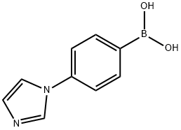 [4-(1H-IMIDAZOL-1-YL)PHENYL]BORONIC ACID Struktur