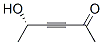 3-Hexyn-2-one, 5-hydroxy-, (5S)- (9CI) Struktur