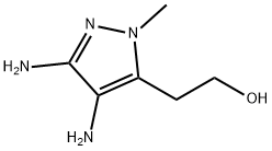 1H-Pyrazole-5-ethanol,  3,4-diamino-1-methyl- Struktur