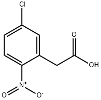 2-(5-chloro-2-nitrophenyl)acetic acid Struktur