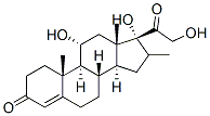 16-methylhydrocortisone Struktur