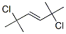 (E)-2,5-dichloro-2,5-dimethyl-hex-3-ene Struktur