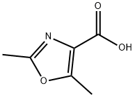 2,5-dimethyl-1,3-oxazole-4-carboxylic acid Struktur