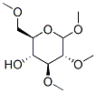 Methyl 2,3,6-tri-O-methylglucopyranoside Struktur