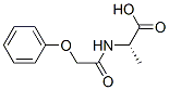 (2S)-2-[(PHENOXYACETYL)AMINO]PROPANOIC ACID Struktur