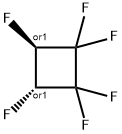 TRANS-1,1,2,2,3,4-HEXAFLUOROCYCLOBUTANE Struktur