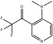 Ethanone, 1-[4-(dimethylamino)-3-pyridinyl]-2,2,2-trifluoro- (9CI) Struktur