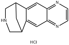 6,10-Methano-6H-pyrazino[2,3-h][3]benzazepine, 6,7,8,9-tetrahydro-, monohydrochloride Struktur