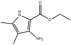 1H-Pyrrole-2-carboxylicacid,3-amino-4,5-dimethyl-,ethylester(9CI) Struktur