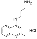 4-(3-AMINOPROP-1-YL)AMINO-2-METHYLQUINOLINE HYDROCHLORIDE Struktur