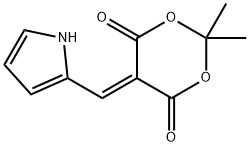 2,2-DIMETHYL-5-(1H-PYRROL-2-YLMETHYLENE)-1,3-DIOXANE-4,6-DIONE Struktur