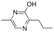 Pyrazinol, 6-methyl-3-propyl- (8CI) Struktur