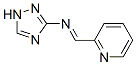 N-(2-Pyridinylmethylene)-1H-1,2,4-triazol-3-amine Struktur