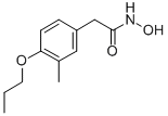 2-(4-Propoxy-3-methylphenyl)acetohydroxamic acid Struktur