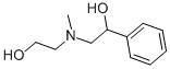 2-[(2-HYDROXY-ETHYL)-METHYL-AMINO]-1-PHENYL-ETHANOL Struktur