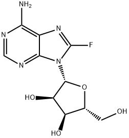 8-FLUOROADENOSINE Struktur