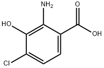 4-chloro-3-hydroxyanthranilic acid Struktur