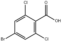 4-Bromo-2,6-dichlorobenzoic acid Struktur