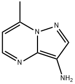 Pyrazolo[1,5-a]pyrimidin-3-amine, 7-methyl- (9CI) Struktur