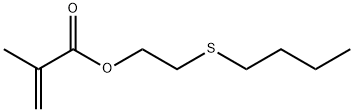 BUTYLTHIOETHYLMETHACRYLATE Struktur